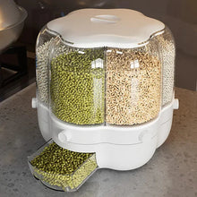 Food Dispenser, Rotating Grain Storage Container