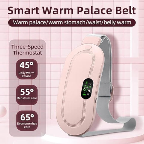 Period Pain Cramp Relief Belt | Portable Menstrual Heating Pad