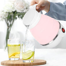 Fast Boiling Portable Travel Electric Kettle | Silicone Small Collapsible Foldable Electric Kettle