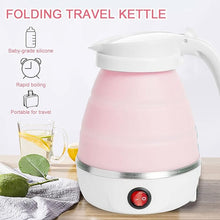 Fast Boiling Portable Travel Electric Kettle | Silicone Small Collapsible Foldable Electric Kettle