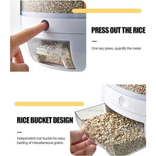 Food Dispenser, Rotating Grain Storage Container