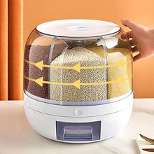 Food Dispenser, Rotating Grain Storage Container