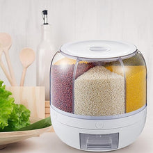 Food Dispenser, Rotating Grain Storage Container