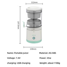 Portable Electric Citrus Rechargeable Juicer