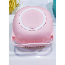 Silicone Bath Body Brush Scrubber with Soap Dispenser